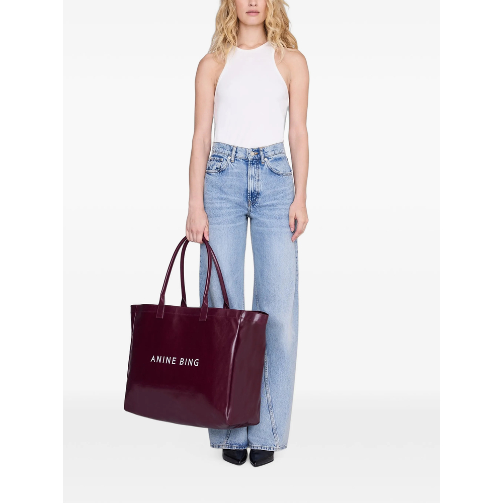 Leo Coated Canvas Tote
