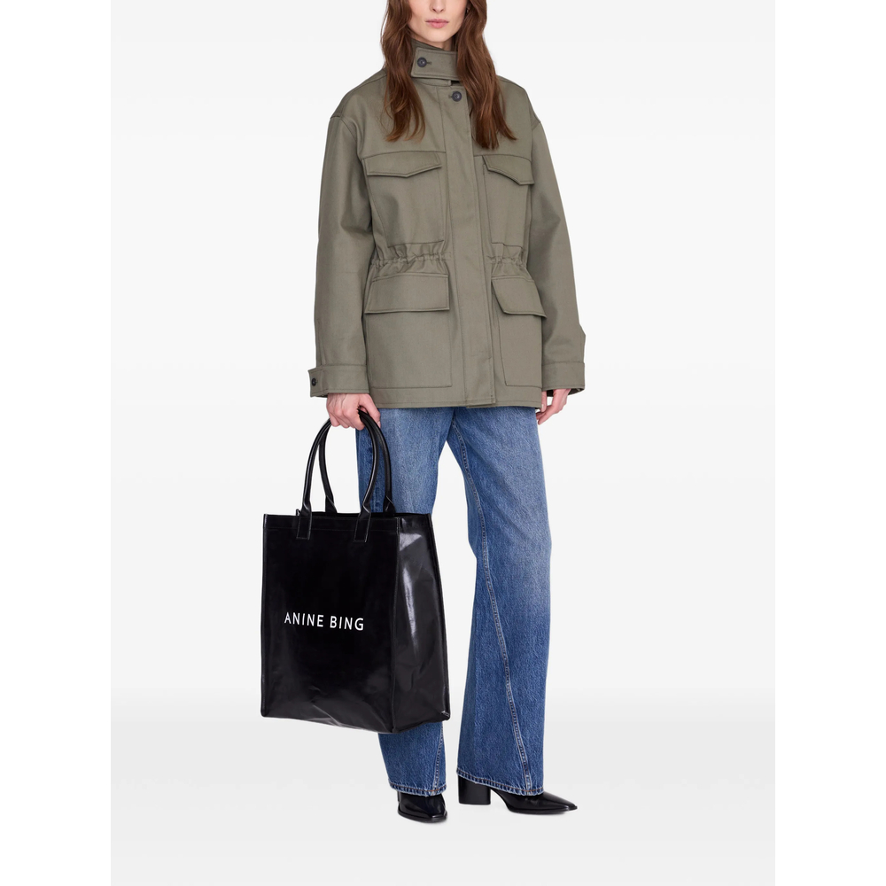 Leonie Coated Canvas Tote
