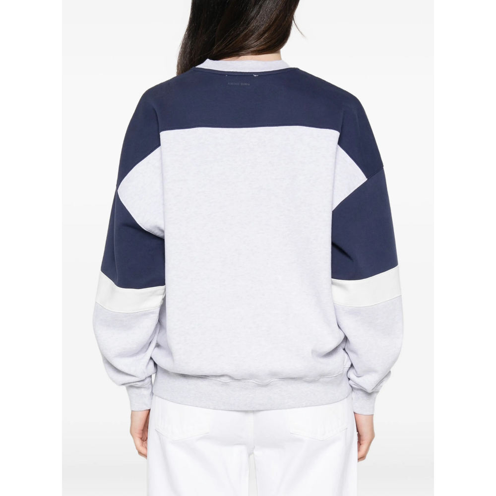 Miles Logo-Print Panelled Sweatshirt