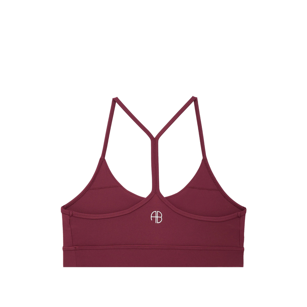 Anine Bing Eve Bra - Burgundy In Red