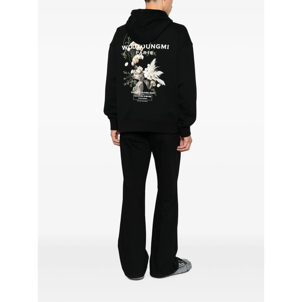 Floral-Print Hoodie