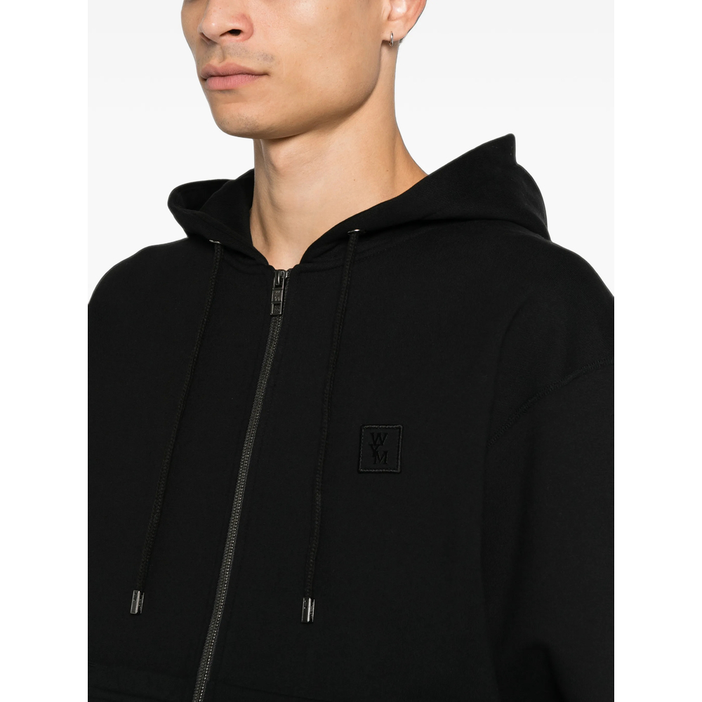 Logo-Patch Zip-Up Hoodie