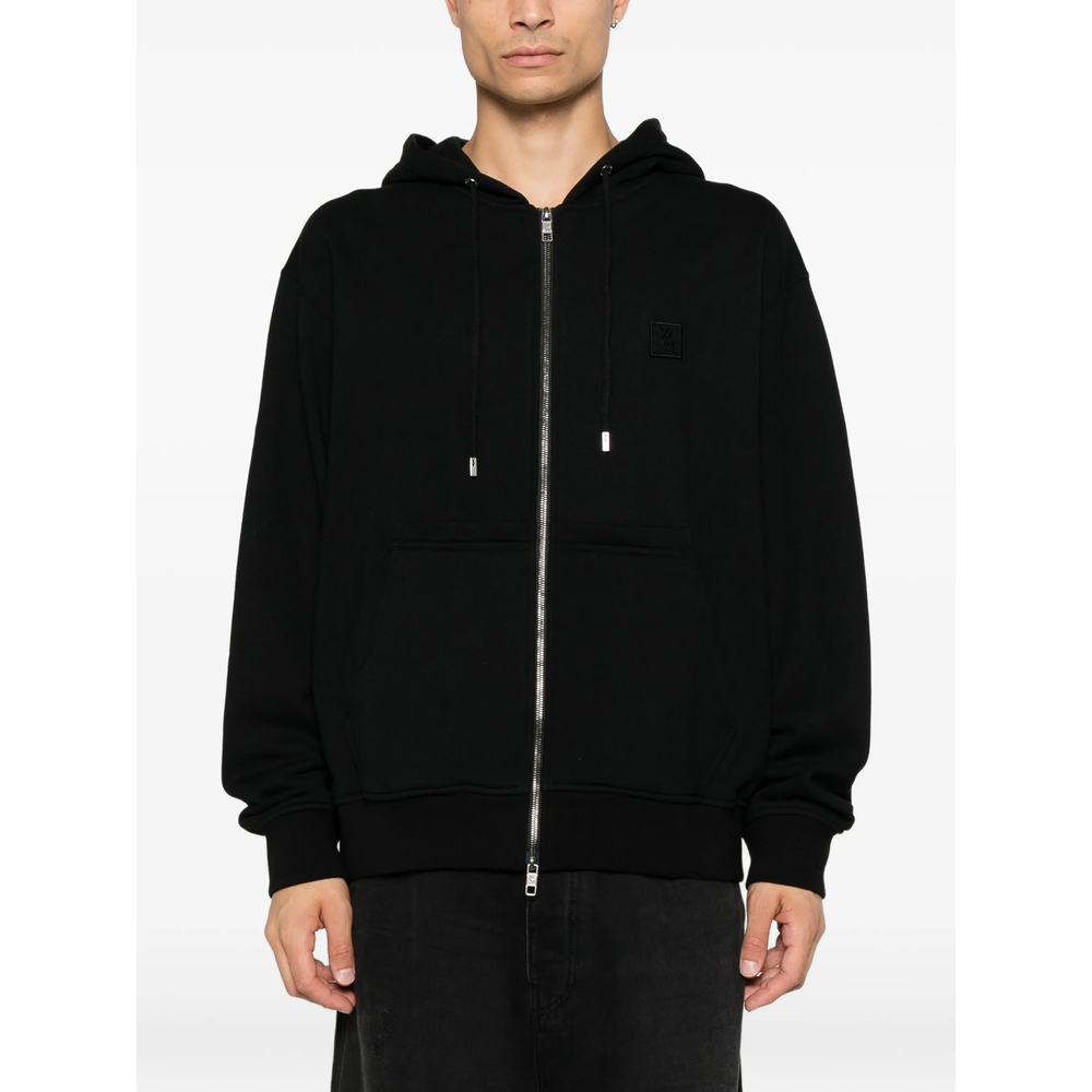 Logo-Patch Zip-Up Hoodie