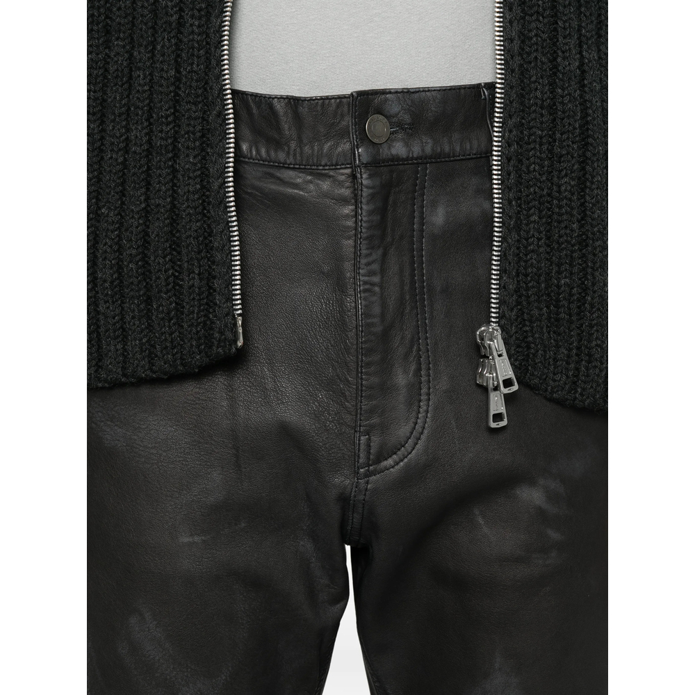 Blake Panelled Leather Trousers