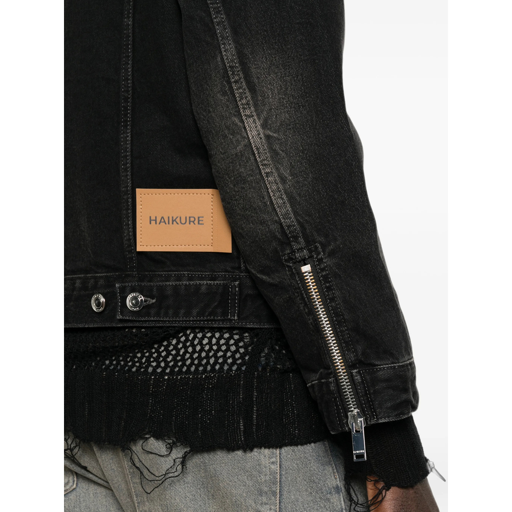 Zip-Up Denim Jacket