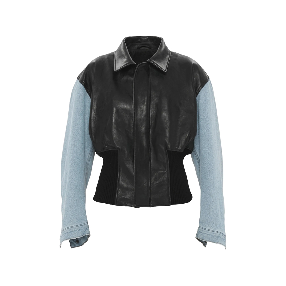 Haikure Vivienne Panelled Leather Jacket