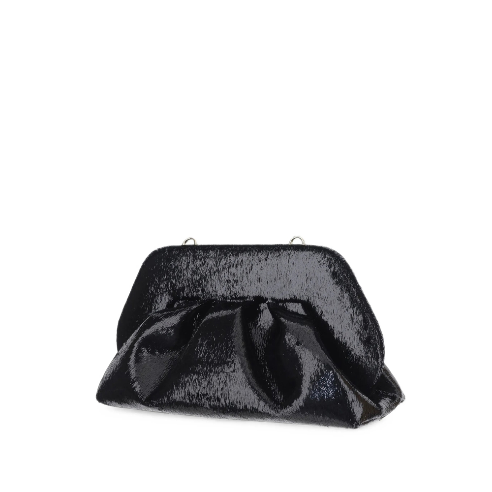Themoirè Ruched Shoulder Bag