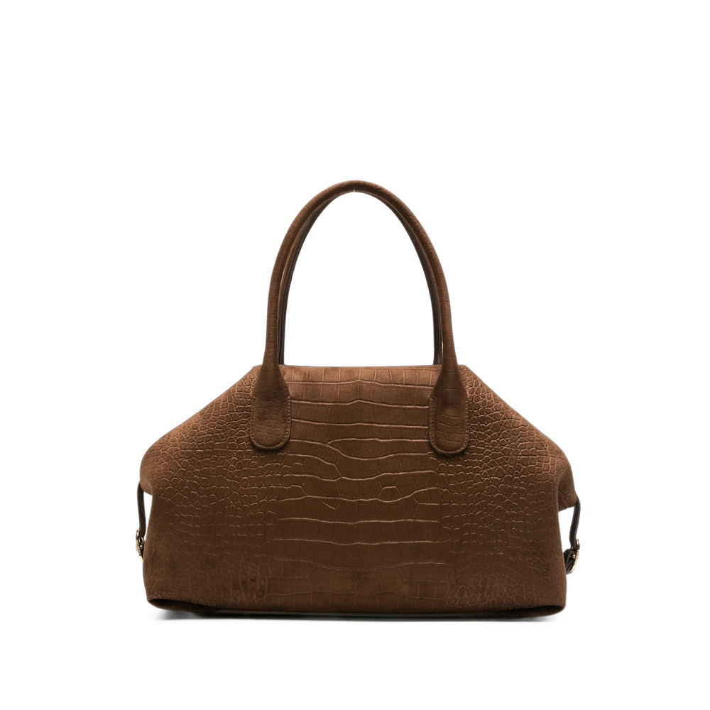 Themoirè Talia Croc-Effect Tote Bag