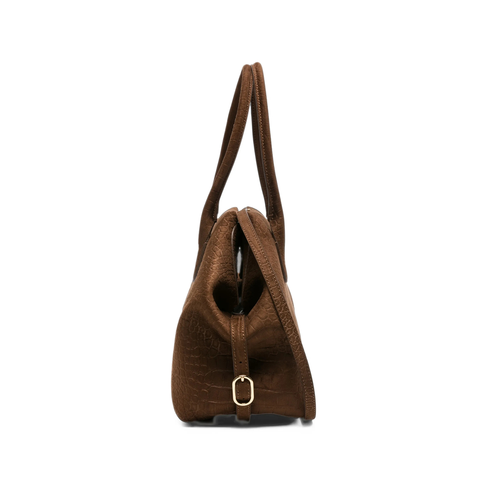 Themoirè Talia Croc-Effect Tote Bag