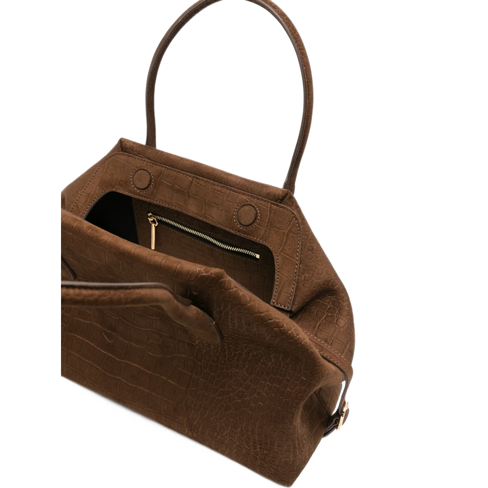 Themoirè Talia Croc-Effect Tote Bag