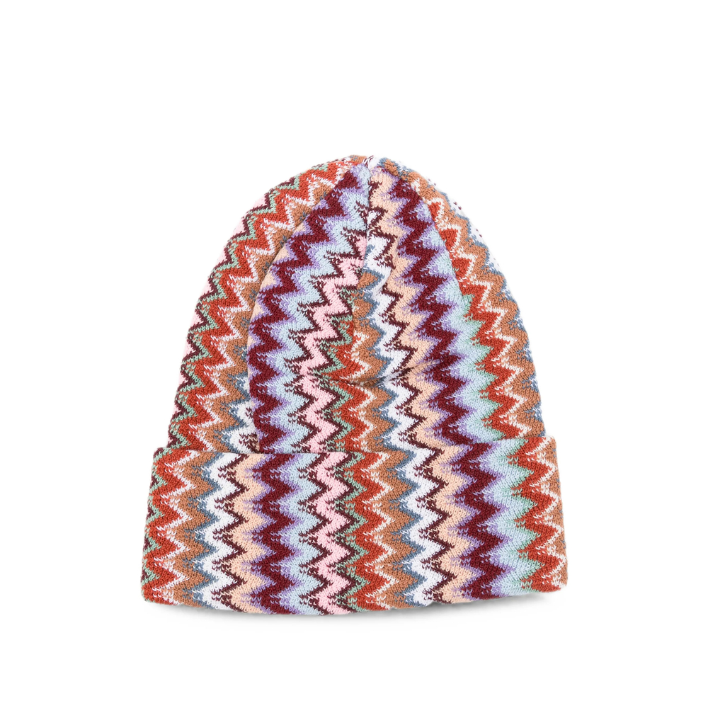 Missoni — Missoni Zigzag Knit Beanie Hat