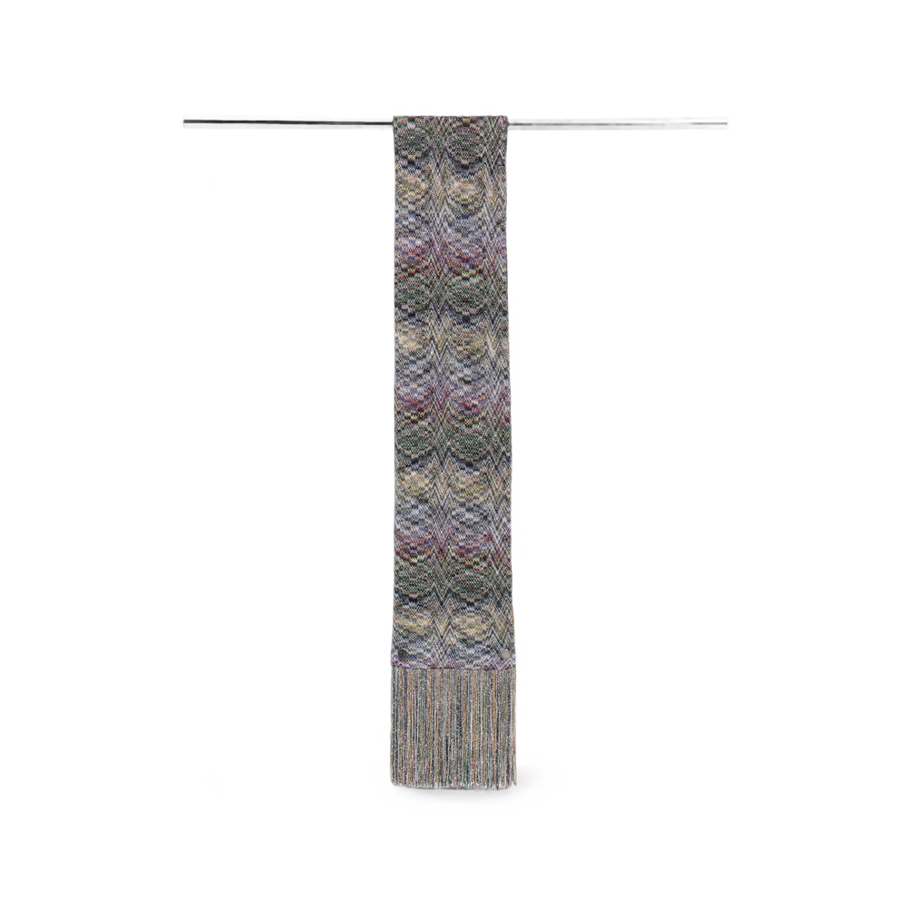 Missoni Zigzag Fringed Scarf In Multi