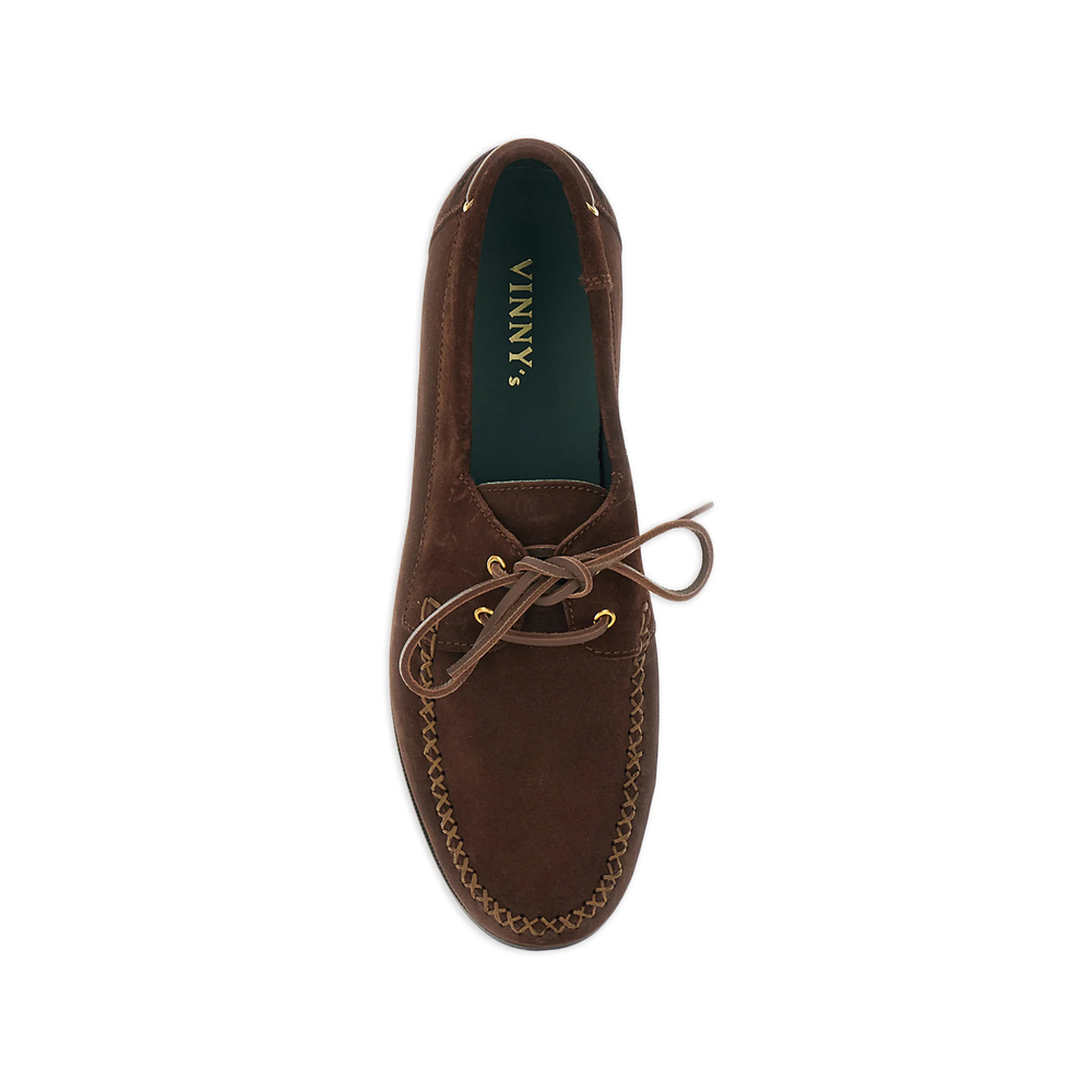 Lace-Up Round-Toe Loafers
