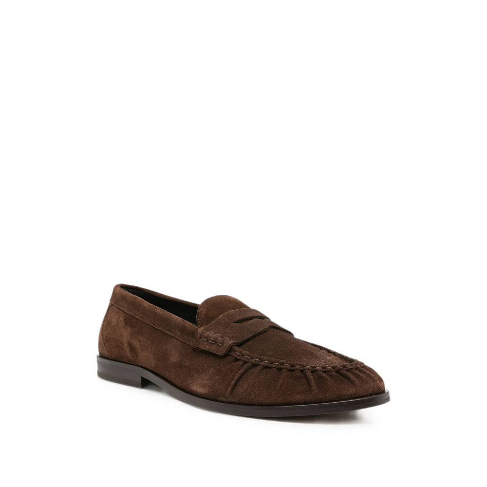 Suede Penny Loafers