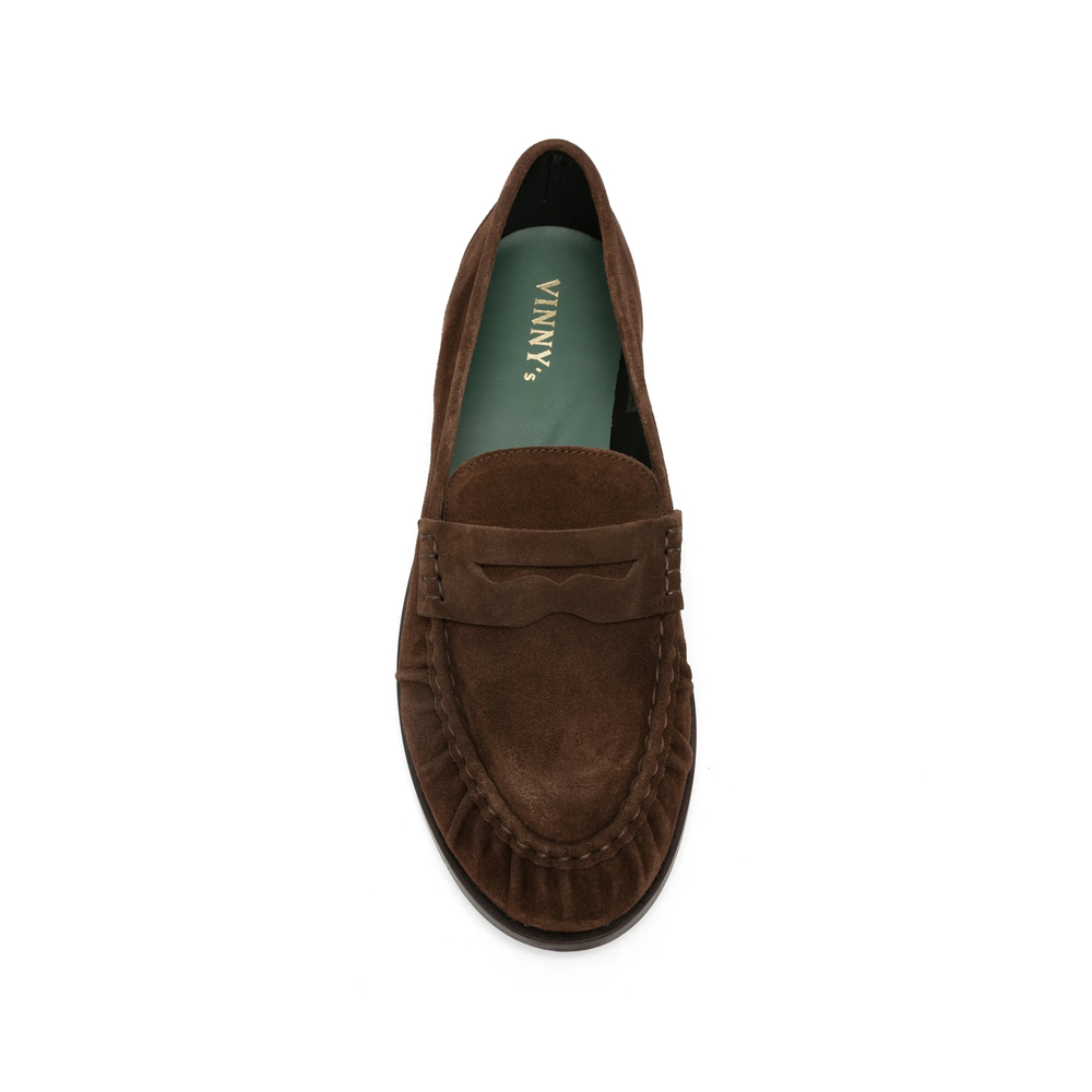 Suede Penny Loafers