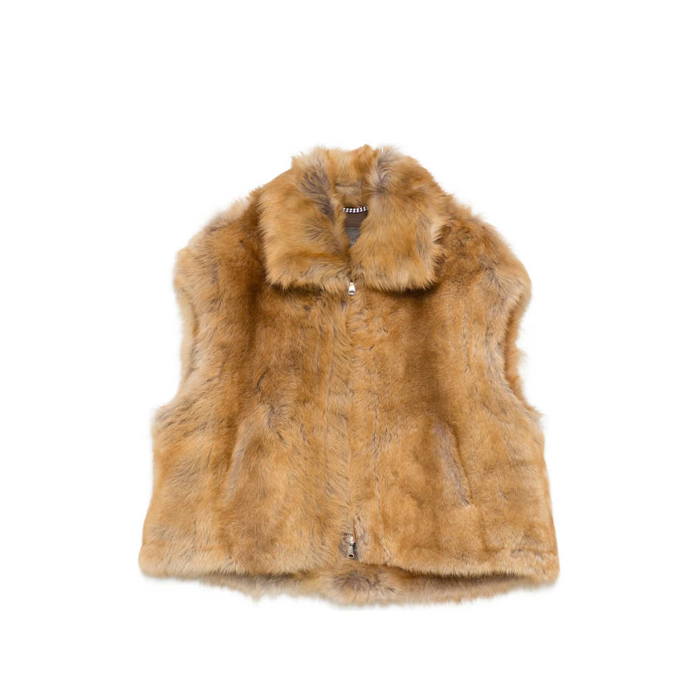 Emmeti Azzurra Shearling Gilet