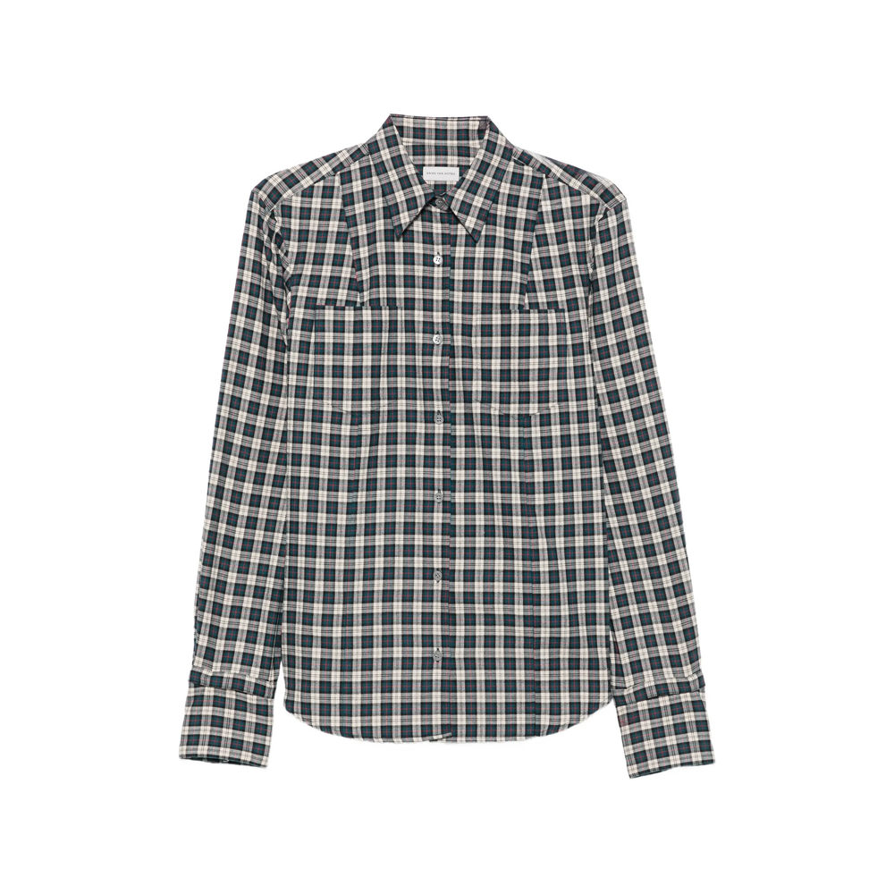 Check-Print Shirt