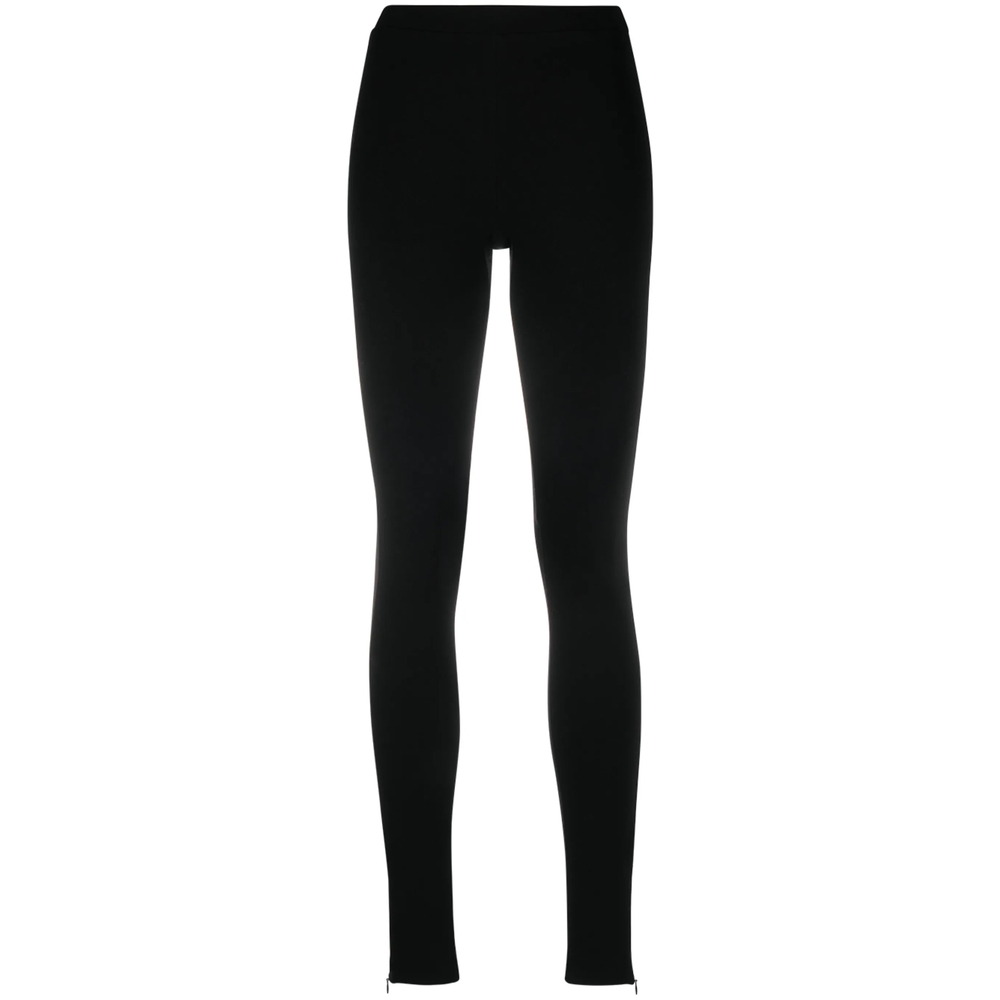 Totême Zip Leggings In Black