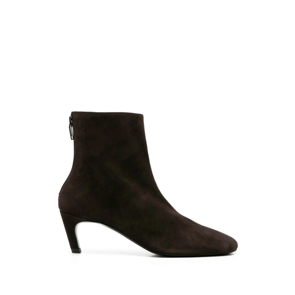Toteme Soft Suede Ankle Boots