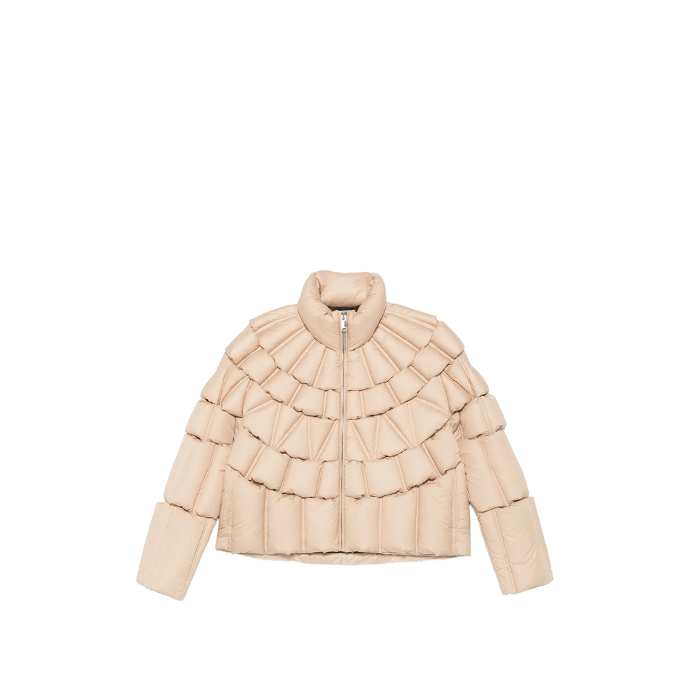 Quilted High-Neck Jacket