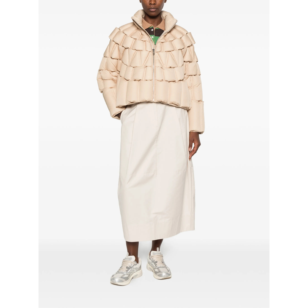 Quilted High-Neck Jacket