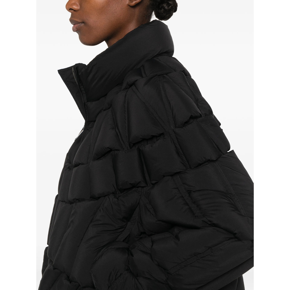 Quilted High-Neck Jacket