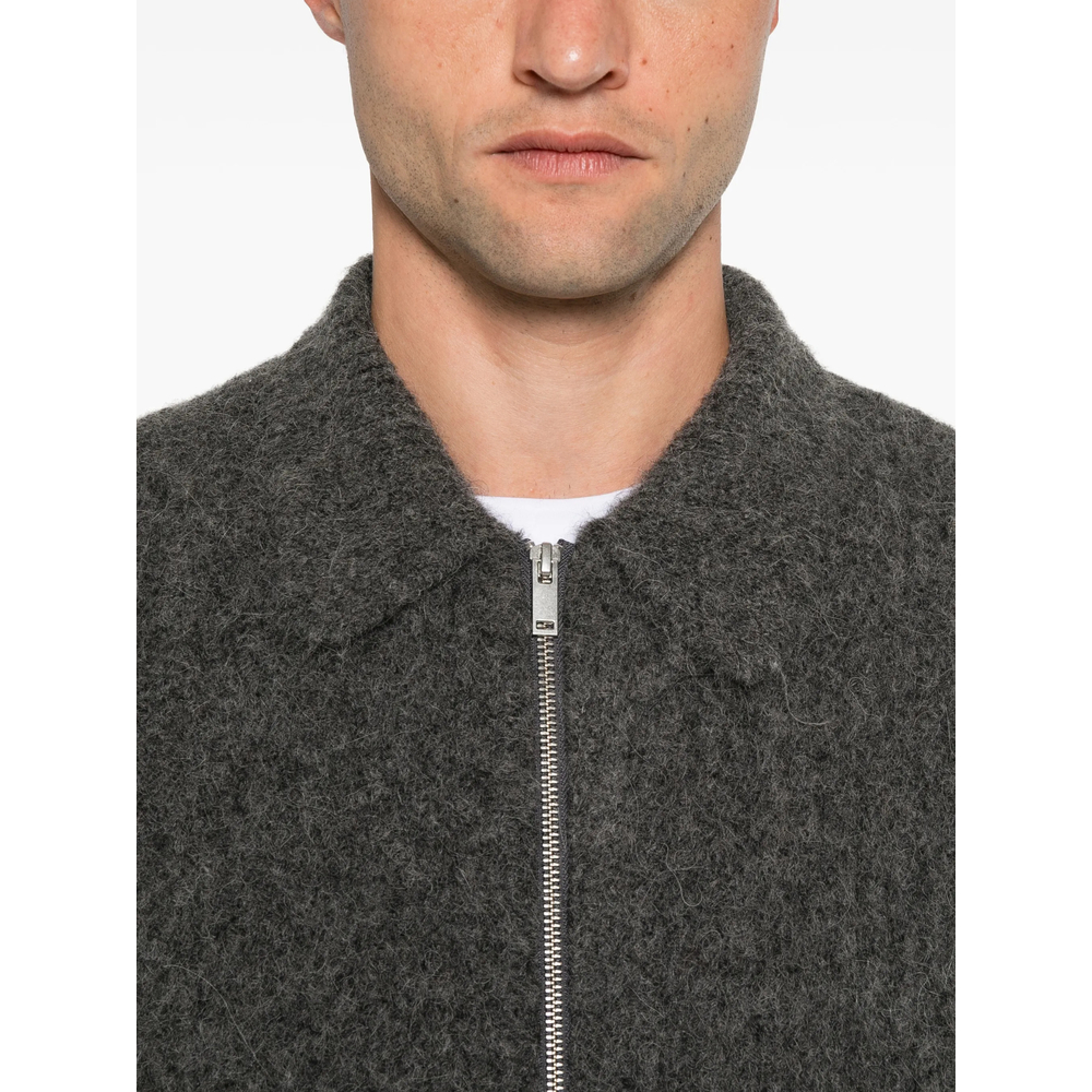 Samsøe Samsøe Zip-Up Collared Cardigan