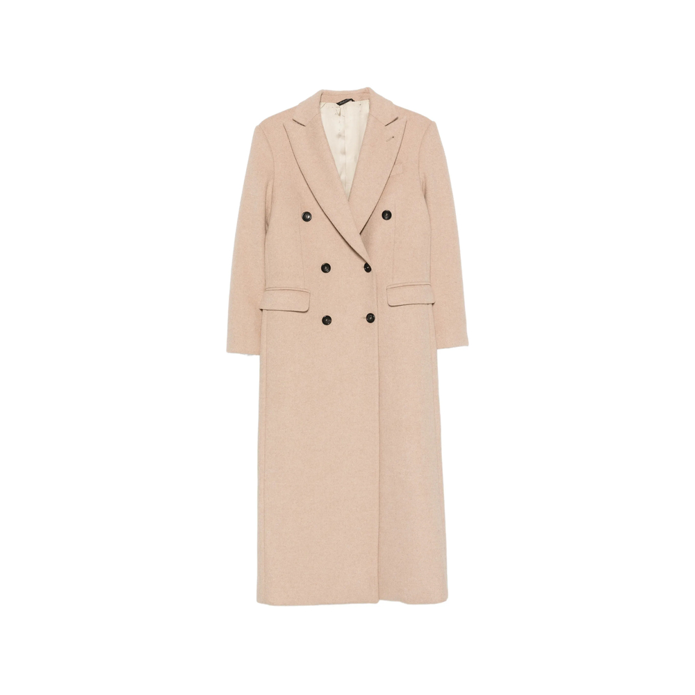 Eraldo Double-breasted Peaked-lapel Coat