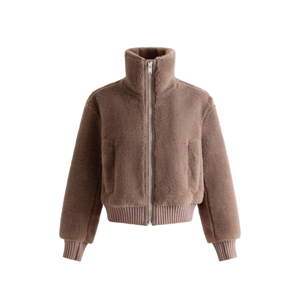 Melsy Fleece-Texture Jacket