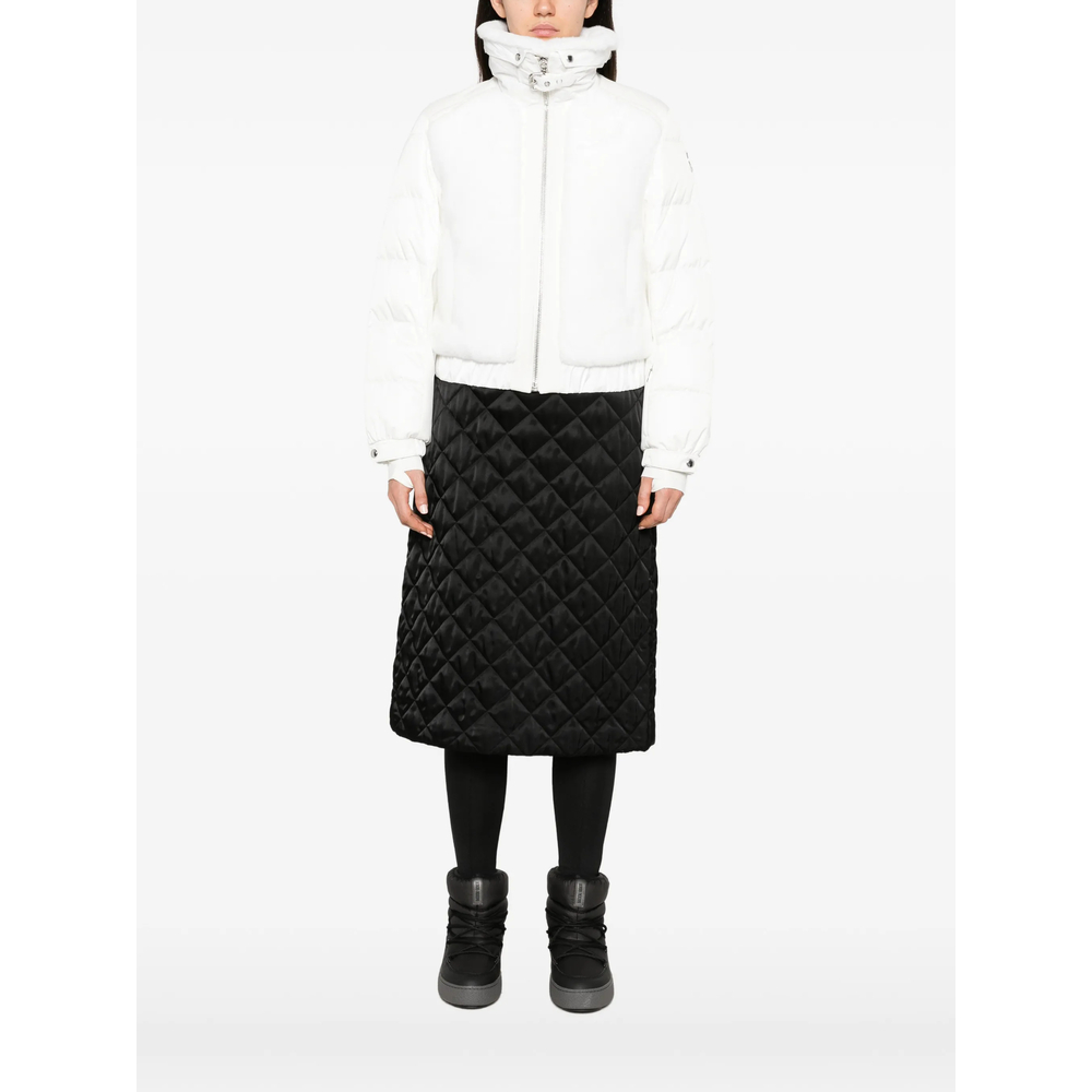 Lenagima Faux-Fur Panelled Quilted Jacket