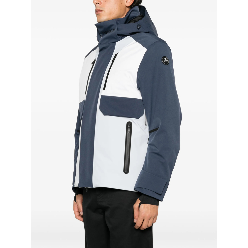 John Colour-Block Hooded Ski Jacket