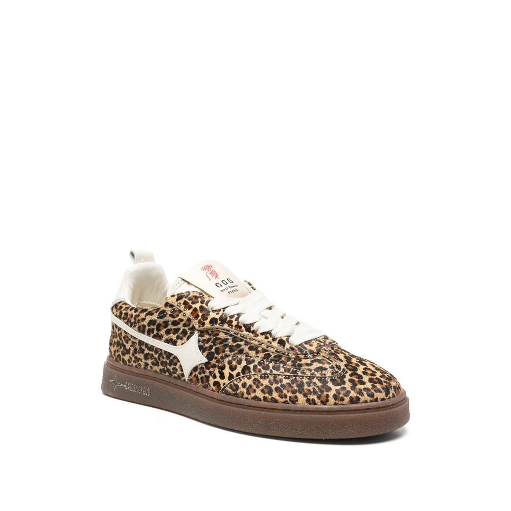 Leopard-Print Earth Sneakers