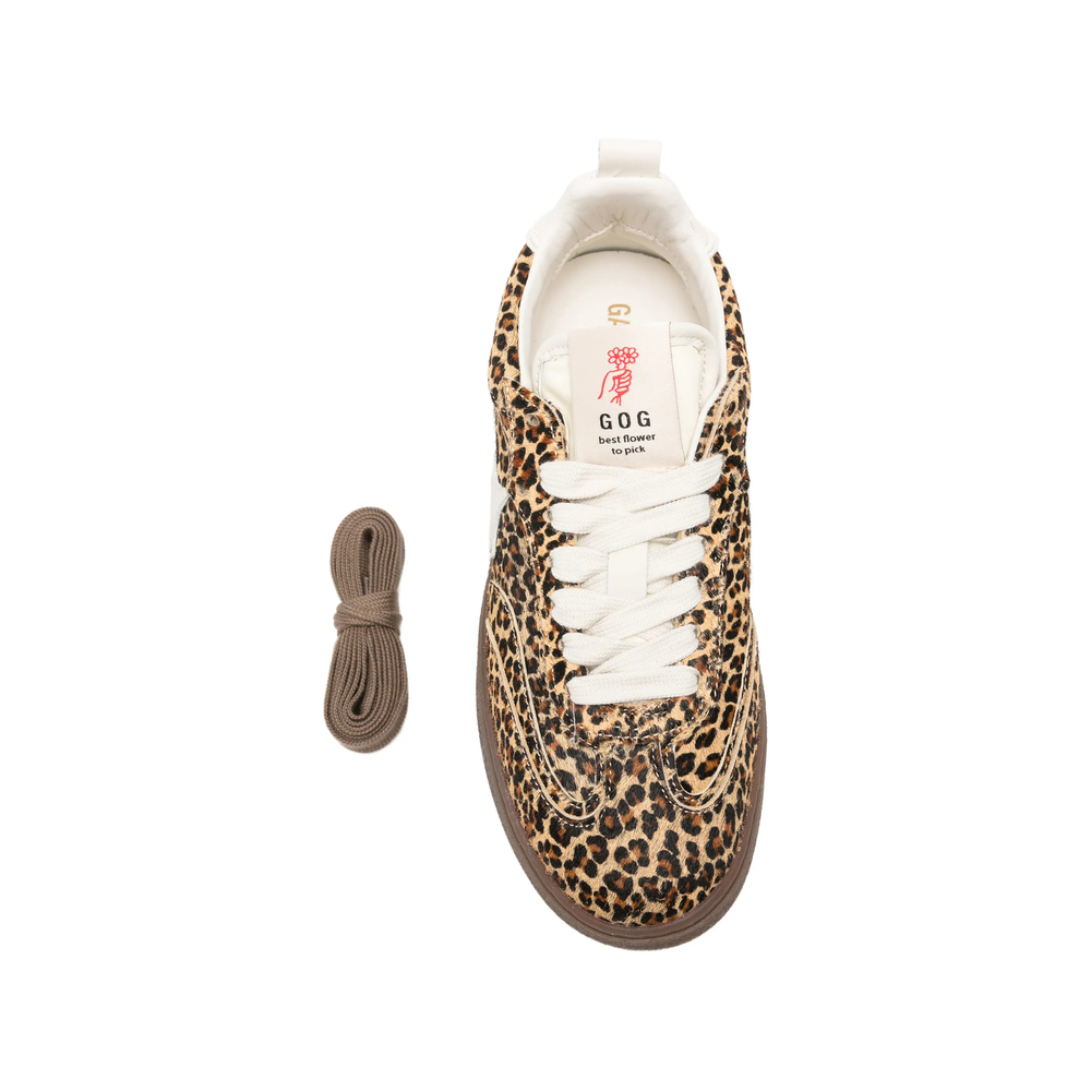 Leopard-Print Earth Sneakers