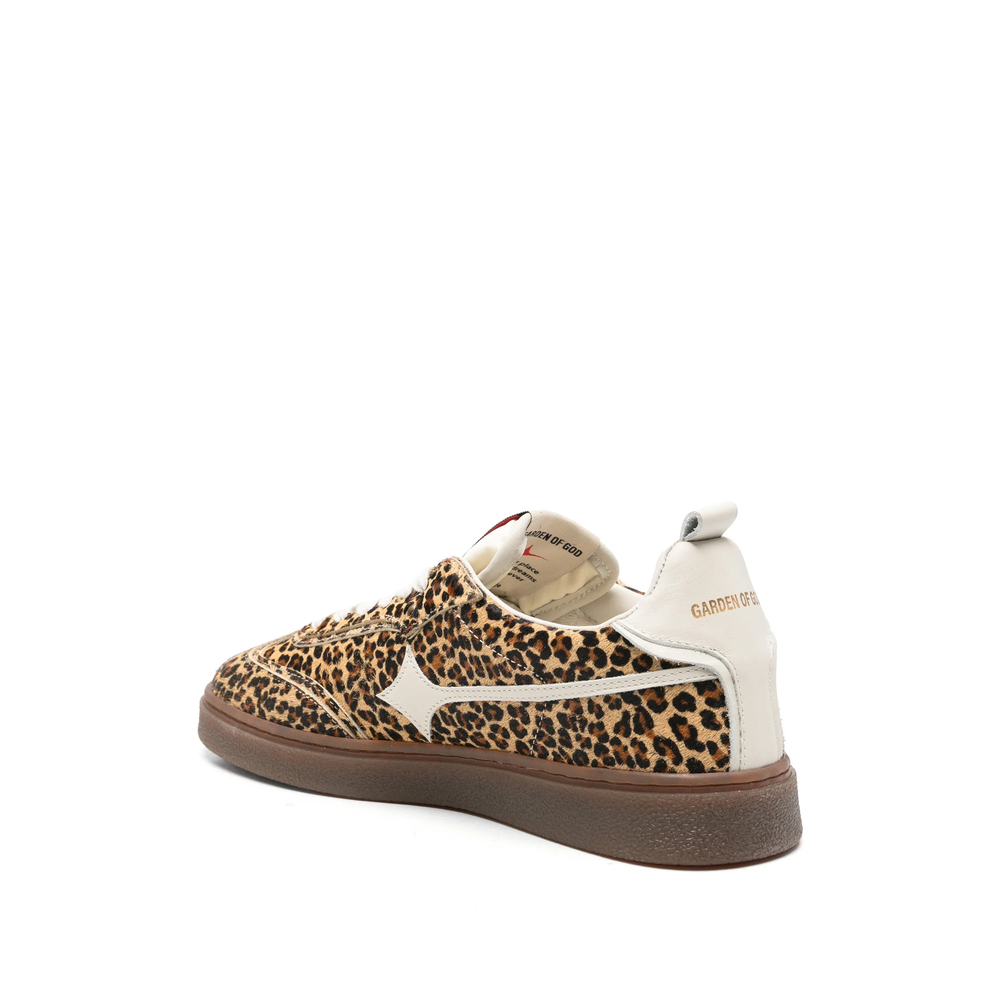 Leopard-Print Earth Sneakers