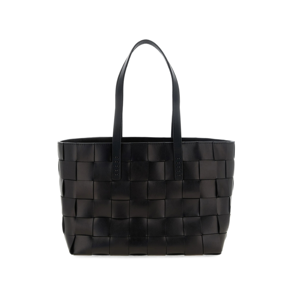 Japan Tote Black W/ Flat Handles
