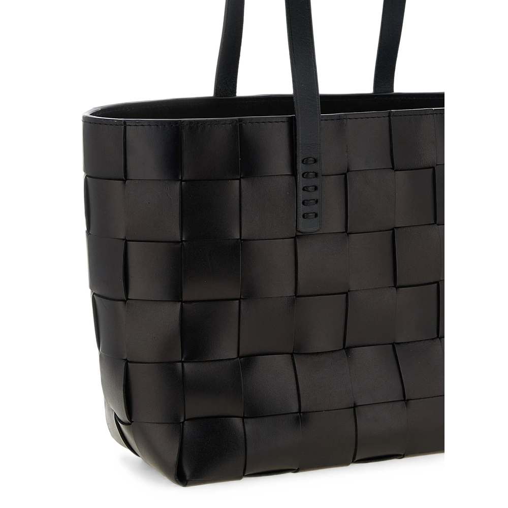 Japan Tote Black W/ Flat Handles