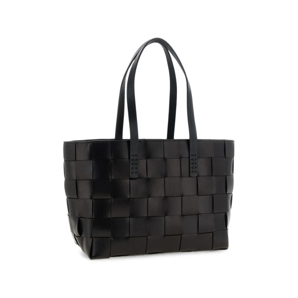 Japan Tote Black W/ Flat Handles