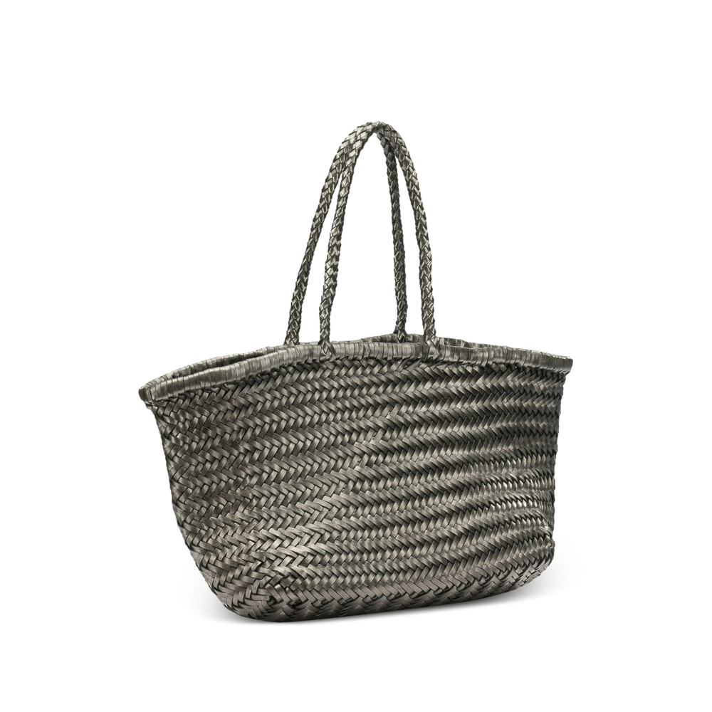 Woven-Design Tote Bag
