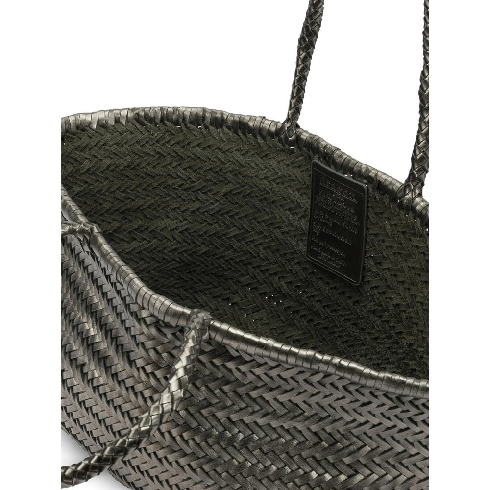 Woven-Design Tote Bag