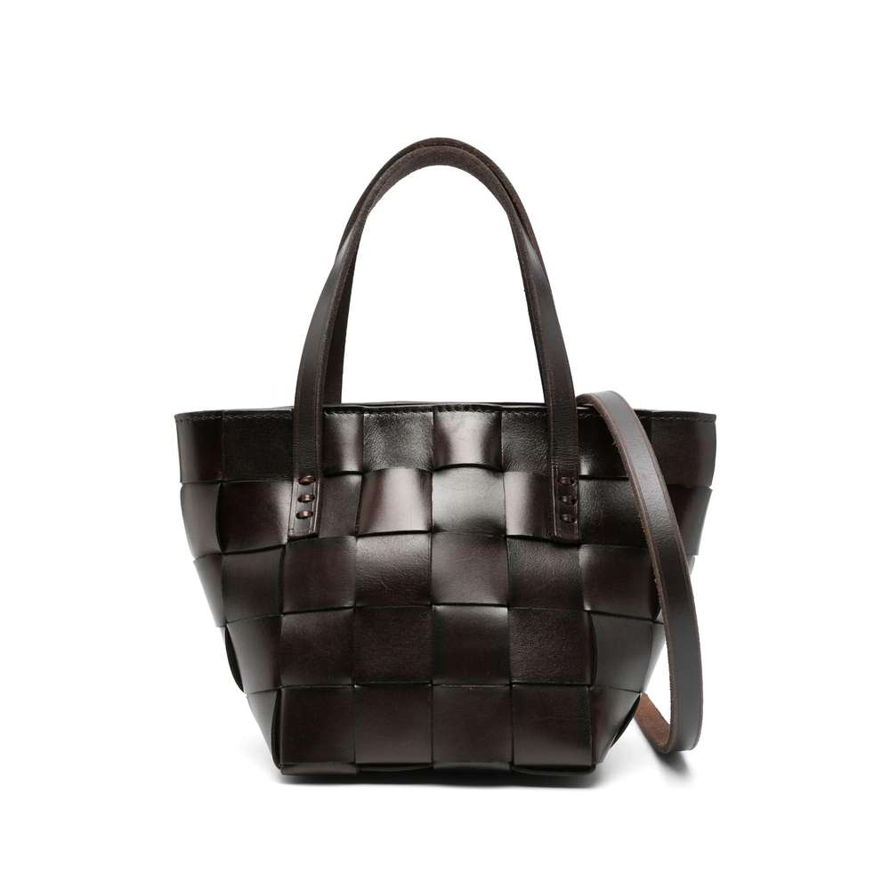 Dragon Diffusion Mini Japan Woven-leather Tote Bag