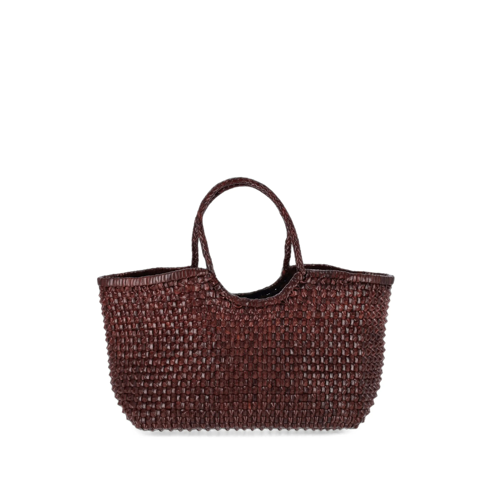 Dragon Diffusion Nantucket Cactus Woven-leather Tote Bag