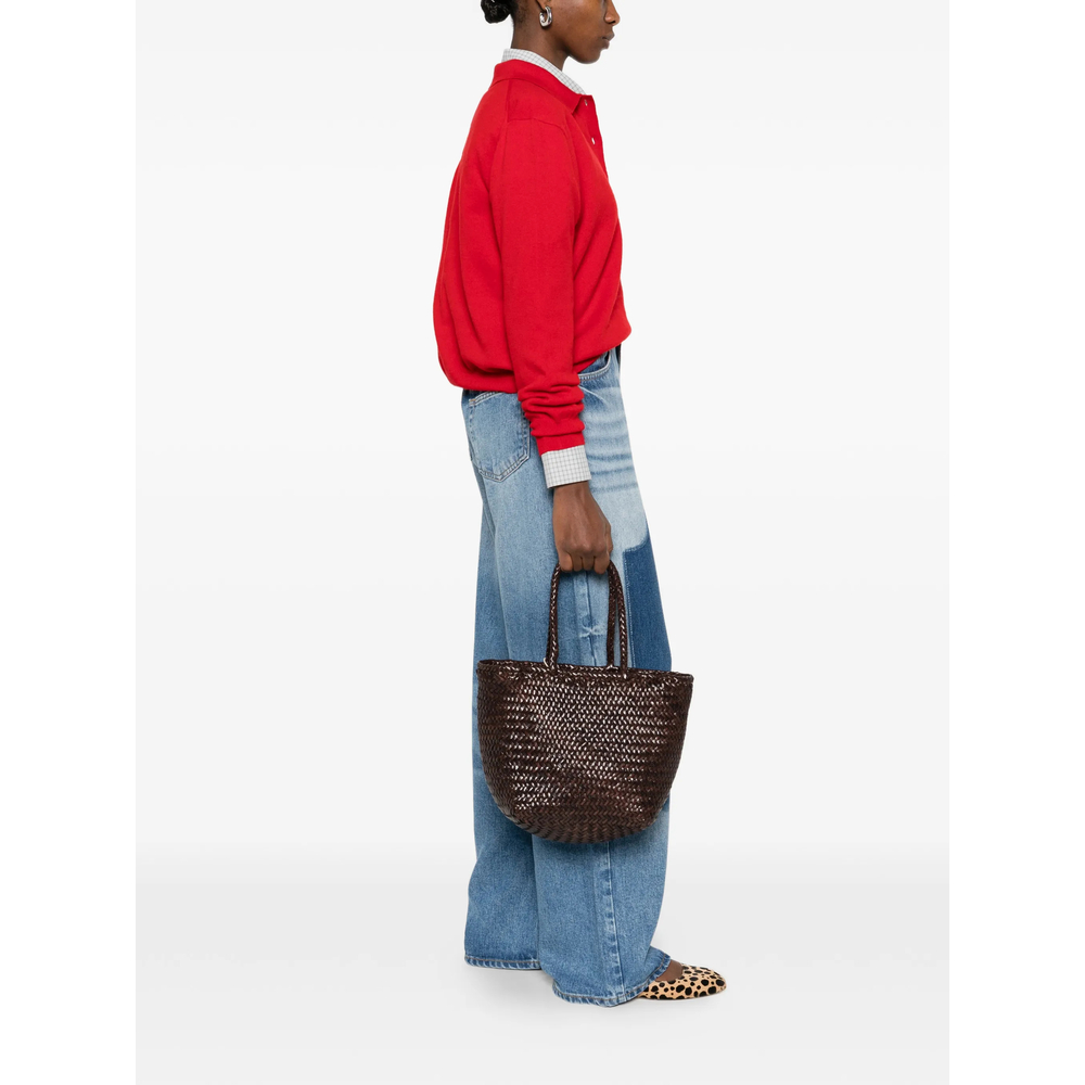 Small Grace Basket Tote Bag