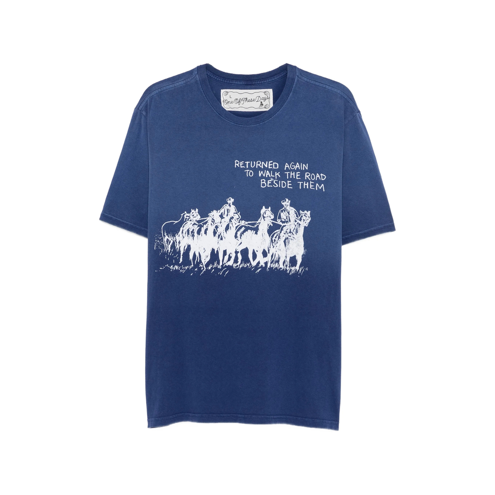 One Of These Days Graphic-print Cotton T-shirt