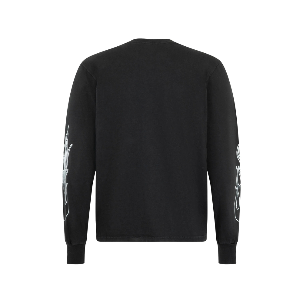 Graphic-Print Long-Sleeve T-Shirt