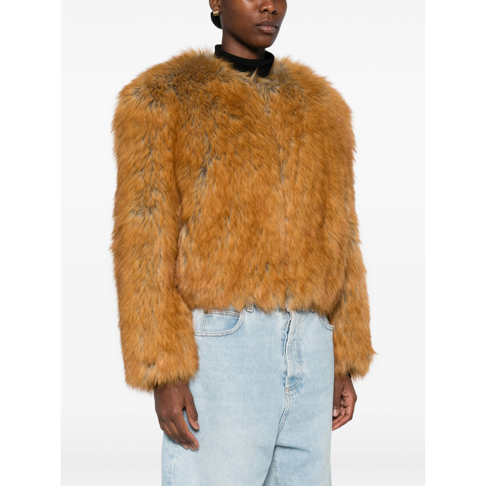 Stand Karly Cropped Faux-Fur Jacket