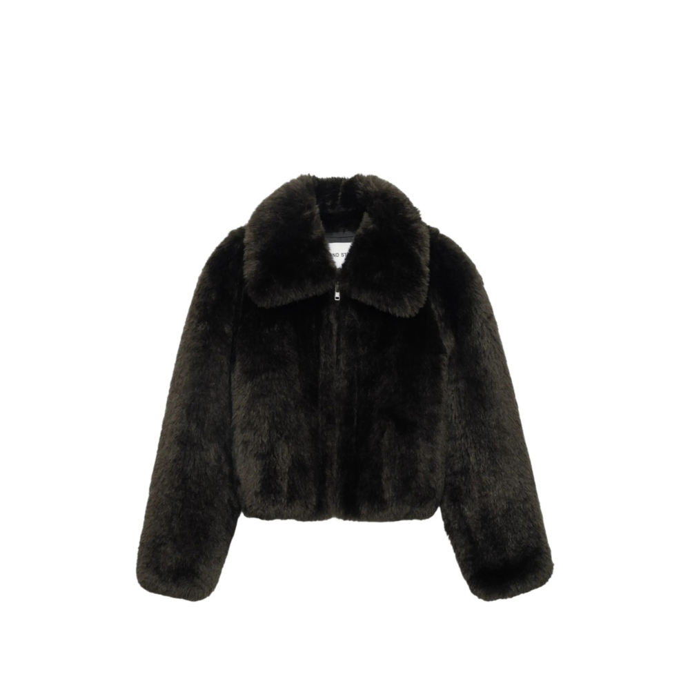 Stand Studio Studio- Aya Jacket Dark Brown