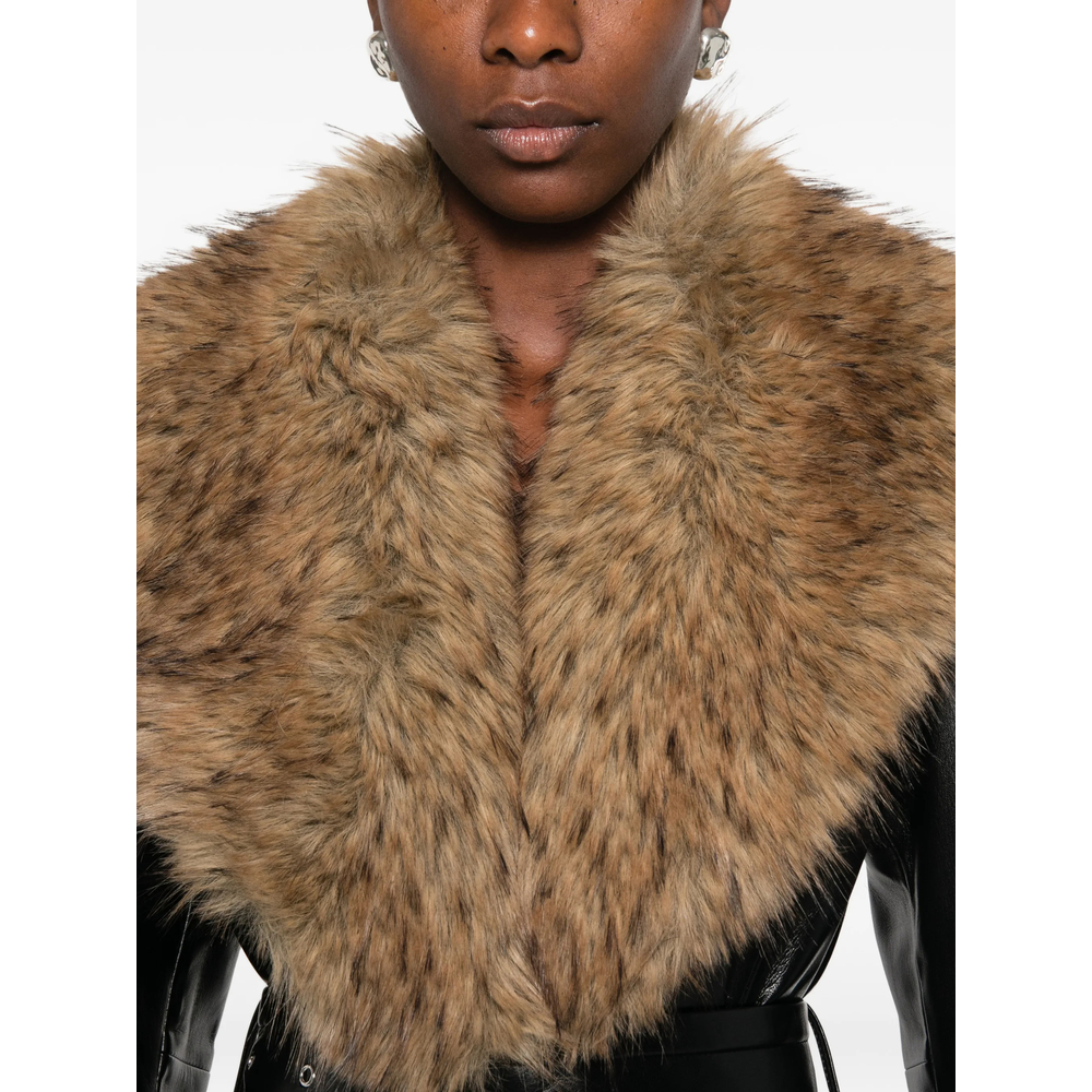 Stand Estella Faux-Fur Belted Coat