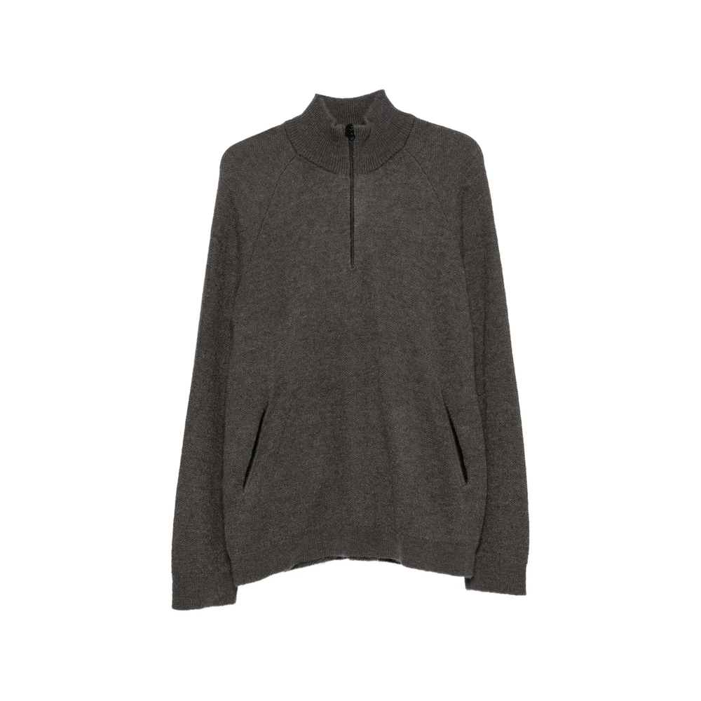 Half-Zip Raglan-Sleeve Sweater