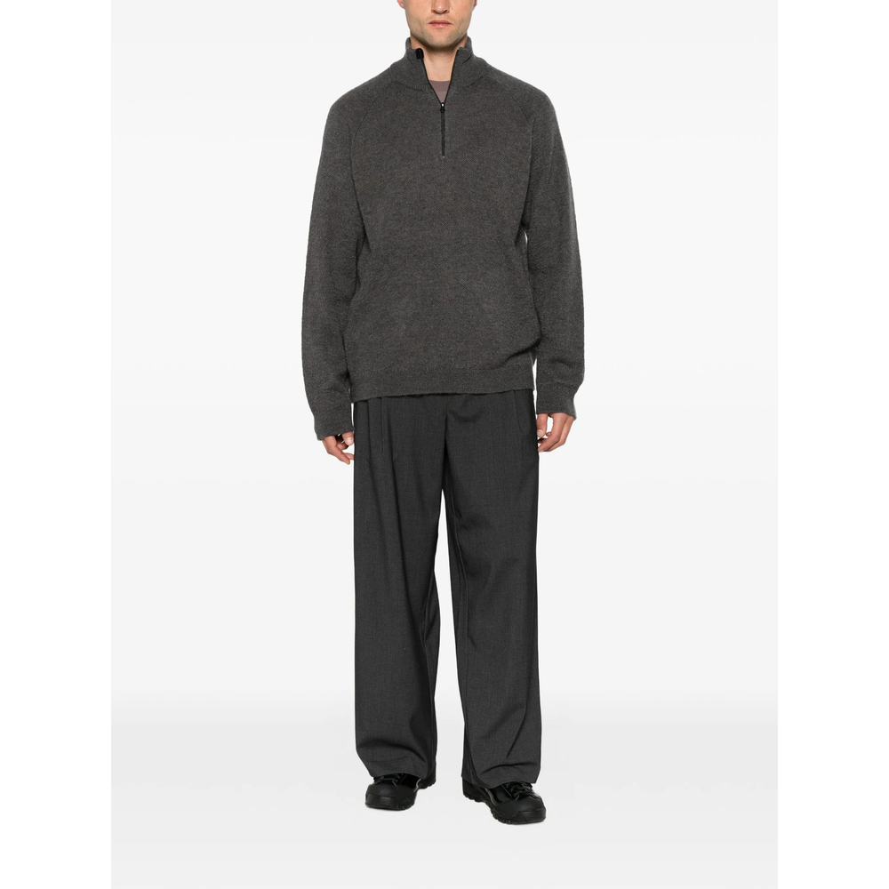 Half-Zip Raglan-Sleeve Sweater