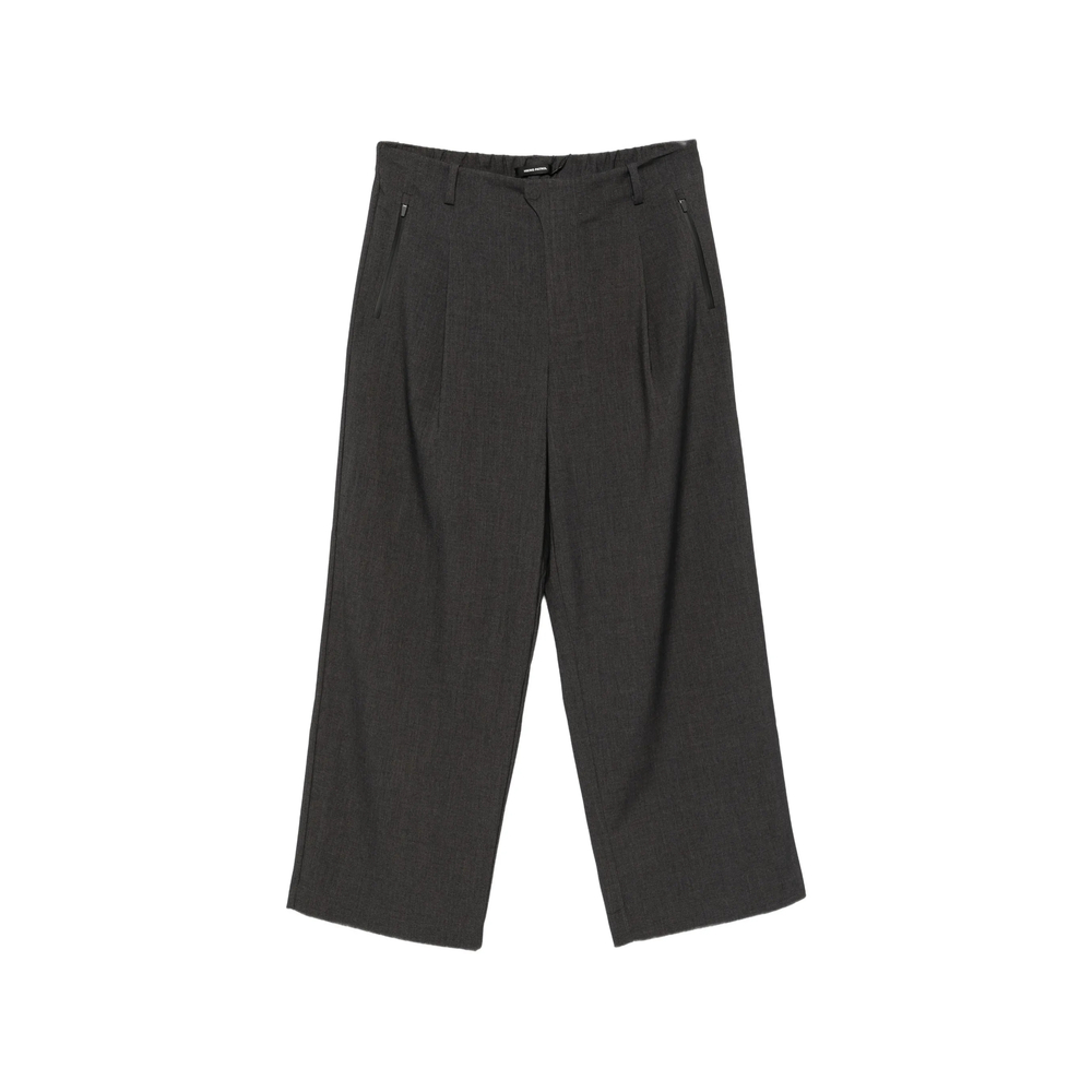 Pleated Wide-Leg Trousers